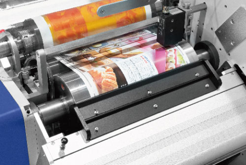 UV Dryer and Anvil Roller with Water Chiller